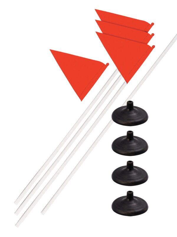 TURF CORNER FLAGS W/BASE