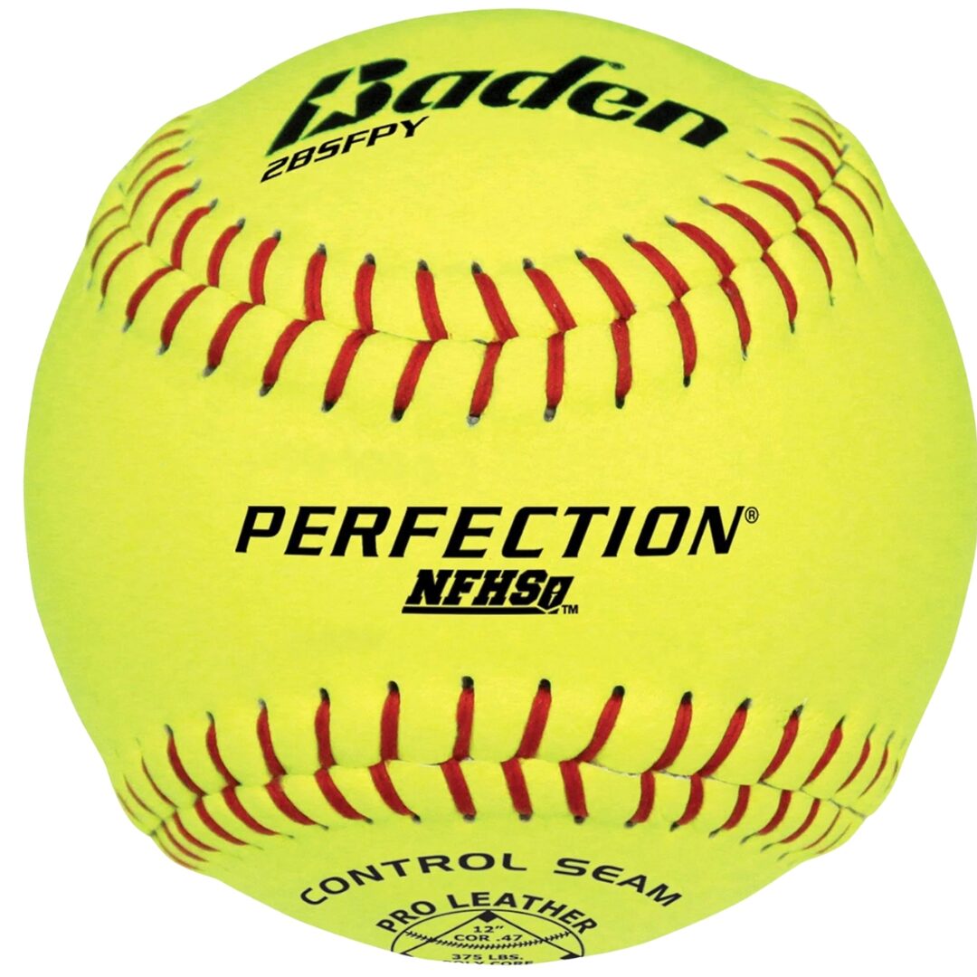 Baden Perfection Softball_ Game ball, Leather Cover
